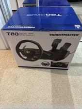 Image of Thrustmaster 4160672 T80 Ferrari 488 GTB Edition Steering Wheel - Black
