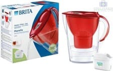 Image of BRITA Marella Water Filter Jug Red 2.4 L & 1 MAXTRA PRO ALL IN-1 cartridge