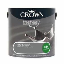 Image of Crown Breatheasy Silk Emulsion Paint- 2.5L ALL COLOURS!!!