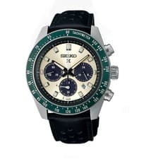 Image of Seiko Prospex SpeedTimer Green Bezel Solar Powered Chronograph Watch SSC943P1