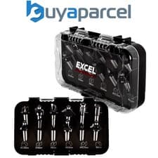Image of Excel 2779 1/2in Shank TCT Router Cutter Bit Set 12 Piece Mixed Router Cutters