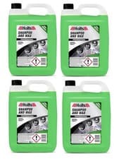 Image of 4 x Holts Car Shampoo and Wax Streak Free Professional Wash Polish Shine 5L