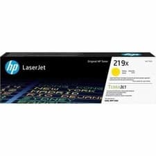 Image of Hp 219X High Yield Yellow Original Laserjet Toner Cartridge. Colour Toner Page Y