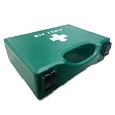 Image of FIRST AID BOX 1-10 PERSON UK HSE COMPLIANT KIT FOR HOME OFFICE BUSINESS SMALL