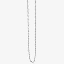 Image of Fred Bennett Stainless Steel 55cm Diamond Cut Curb Chain N3122