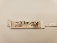Image of New Manhunt 2 PS2 Nintendo Wii PSP Promotional Bloody Wristband Rockstar Games