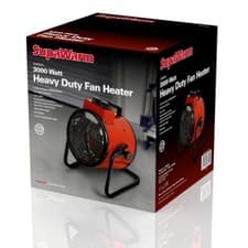 Image of SupaWarm Heavy Duty Fan Electric Space Heater 3000W