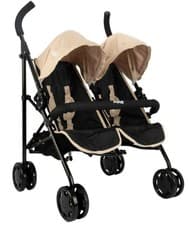 Image of Joie junior Aire Twin Pram in Stone Dolls pushchair - damaged box