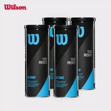 Image of WILSON Tour Premier All Court Tennis Balls (Set of 4) 3 Ball Per Can WRT109400