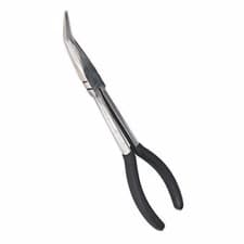 Image of Siegen Sealey 275mm Extra Long Reach 45° Degree Bent Snipe Nose Pliers, S0436