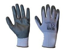 Image of Scan - Breathable Microfoam Nitrile Gloves - Medium (Size 8)