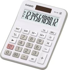Image of (FF) Casio MX-12 Desk Calculator 12-Digit Display, White, New