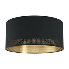 Image of Modern Ceiling Light In Black And Gold 1 Light GL0448