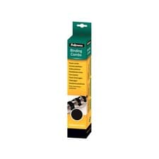 Image of Fellowes A4 14mm Plastic Binding Combs Black Pack of 25 (5331902)