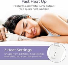 Image of Carmen C81192 Single Heated Under Blanket with Overheat Protection, 40W, 120 x 6