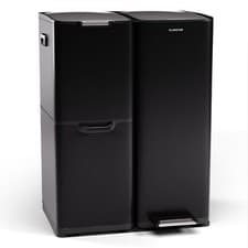 Image of Kitchen Bin 60 L 3in1 Recycle Waste Pedal Bin Separator Home Dustbin Soft Close