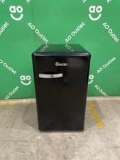 Image of Swan Retro 87cm Fridge - Black - E Rated SR11035BNE #LF112518