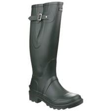 Image of Cotswold Ragley Rubber Green Wellington Boots New