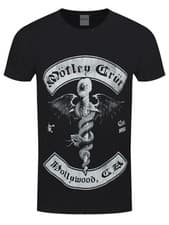 Image of Motley Crue Feelgood Hollywood Revision Mens Black T-Shirt