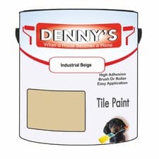 Image of Dennys Tile Kitchen Tile Paint - Industrial Beige