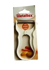 Image of Metaltex Quick Peeler Potato / Vegetable Speedy Peeler Stainless Steel Blade.
