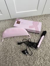 Image of GHD Gold Limited Edition Pink Hair Straighteners With Luxury Bag & Box