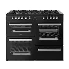 Image of Belling Cookcentre 110cm Dual Fuel Range Cooker Black 110DF Grade C