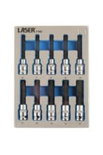 Image of Laser 7162 10 Piece Hex Bit Set 1/2"D