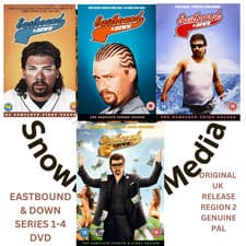 Image of EASTBOUND AND DOWN COMPLETE SERIES 1-4 DVD Season 1 2 3 4 Original UK Release R2