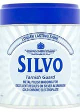 Image of Silvo Tarnish Guard Metal Polish Wadding for Silver Aluminium Chrome 75g