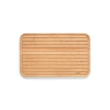 Image of Brabantia Profile cutting board for bread, cutting base, wood, 40 x 25 cm