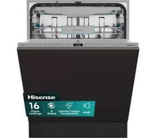 Image of New Graded HISENSE HV16AUK Full-Size Fully Integrated Dishwasher RRP £499 M69