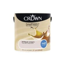 Image of Crown Matt Coloured Emulsion Breatheasy Solvent Free Paint 2.5L All Colours