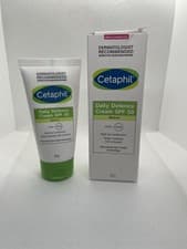 Image of NEW CETAPHIL Daily Defence SPF50 Facial Moisturiser 50g Mineral Sunscreen Zinc