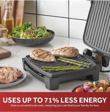 Image of George Foreman Immersa Medium Electric Grill [Removable Control Panel allows