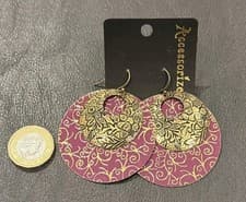 Image of Accessorize round drop Hook Earring