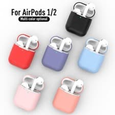 Image of Case for Apple Airpods 1 and 2 Earphones Silicone Protective Skin Cover case