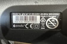 Image of GHD Jemella Air 1.0 Black Hair Dryer New Condition Full Working Order