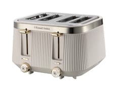 Image of RUSSELL HOBBS 26771 BRONTE 4 SLICE TOASTER IN STONE