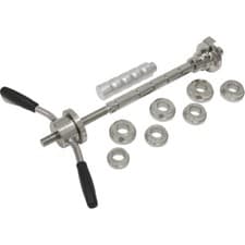 Image of Aluminium Motorcycle Steering Bearing Press - 32-46mm Headstock Install - 7 Dies