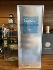 Image of **RARE** Cartier Declaration L'Eau 100ml Eau de Toilette EDT (BRAND NEW SEALED)