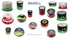 Image of Maxell DVD+R DVD-R  Printable Blank Recordable Rewritable Disc 10/25/50/100 Pack
