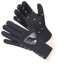 Image of Shires Aubrion Neoprene Yard Gloves | Black | Adults/Child Sizes