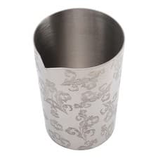 Image of Cocktail Mixing Glass 304 Stainless Steel Heat Preservation Engraved Bartending