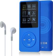 Image of COVVY Slim Music Player 8 GB Portable Lossless Sound 70 Hours Screen MP3 Player