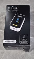 Image of Braun Pulse Oximeter 1 Heart Rate Blood Oxygen Saturation Finger PR Monitor