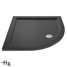 Image of Hudson Reed Slate Grey Quadrant Shower Trays Modern Luxury Bathroom Enclosure