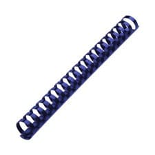Image of Fellowes Binding Comb A4 6mm Blue Pack 100 (5345106)