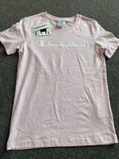 Image of Champion Regular Fit Pink T Shirt Size S