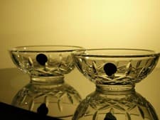 Image of Waterford Crystal Lismore 4" Bowl Pair New